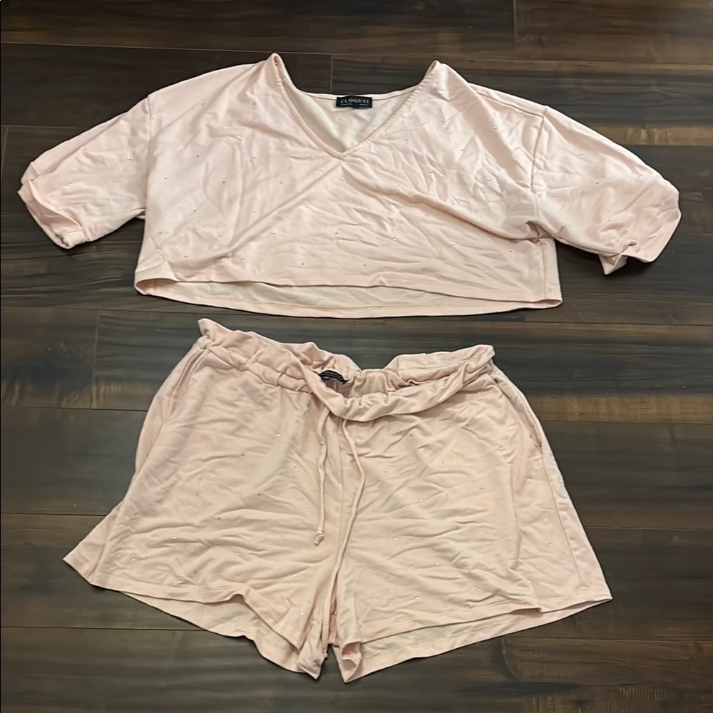 Eloquii Pink Pajama Set
